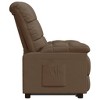vidaXL Recliner Brown Fabric - 4 of 4