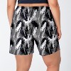 Calypsa Women's Plus Size Chlorine Resistant 7" Board Shorts - 2 of 4