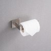 Stylish Brushed Nickel 4-Piece Bathroom Hardware Set with Towel Bar, Robe Hook, and Toilet Paper Holder - 4 of 4