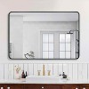 MAYEERTY Metal Framed Rectangular Bathroom Mirror for Wall - 2 of 4