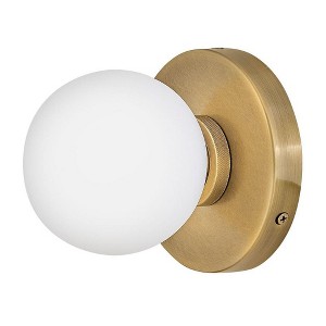 Hinkley Lighting Audrey 1 - Light Vanity in  Heritage Brass - 1 of 4