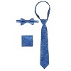 Gioberti Boy's 4pc Paisley Vest Set - 3 of 4