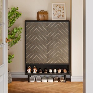 Hommoo 18-Pair Shoe Cabinet - 1 of 3