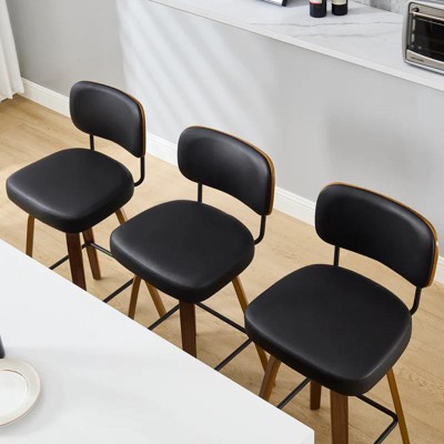 Bekrvio 26'' Swivel Counter Height Bar Stools