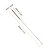 Unique Bargains Nylon Fan-shaped Stainless Steel Wire Handle Cleaning Brush 4 Pcs - 2 of 4