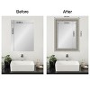 Amanti Art Mirror Makeover Bathroom Mirror Frame Border Kit - Fully Assembled Peel and Stick Frame - Mirror NOT Included - Parlor Trim - 4 of 4