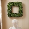 Plum & Post Boxwood Square Wreath 16" - 2 of 2