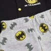 Kids Batman Hero In Training Outfit with Snap Shirt and Baby Footed Pants Pajamas Set - 6-9 Months - 4 of 4