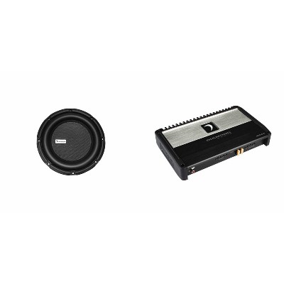 Diamond Audio Des 1-Ch 500W Amp W/Remote And Diamond Elite 8" Dvc 2Ω 200W Rms Subwoofers