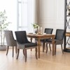 NicBex Vintage Neutrally Toned Thickened Upholstered Dining Chairs Set of 2 with Bronze Nail Head,Modern Style Accent Chairs,Living Room Chairs - 4 of 4