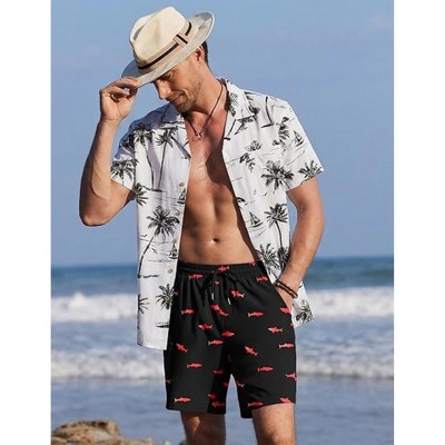 Мужские шорты Ekouaer Mens Swim Trunks 7 Inch Quick Dry Breathable Board Shorts Beach Bathing Suit Lightweight Swimsuit Swimwear Army Green L — фото 3