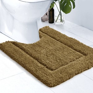 Deconovo Absorbent Non Slip Bathroom Rug Soft Plush Contour Mat - 1 of 4