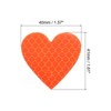 Unique Bargains Waterproof High-Visibility Warning Adhesive Reflective Heart Stickers 1.61 x 1.57" 18 Pcs - 2 of 4