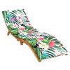 vidaXL Sun Lounger Cushion in Multicolor Oxford Fabric – Durable, Water-Resistant Outdoor/Indoor Padding with Foam Fiber Filling - 3 of 4