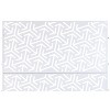 PAGED Privacy Screen Modern Metal Fence Partition Panel with Mesh Pattern for Balcony Garden Room Divider, 76" H×48" W - 3 of 4
