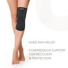 Orry Compression Support Knee Sleeve - Nylon and Spandex Knee Sleeve - Reduces Joint Instability, Relieves Pain - One Size (Black) - 2 of 4