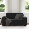 vidaXL 2-seater Sofa Black - 2 of 4
