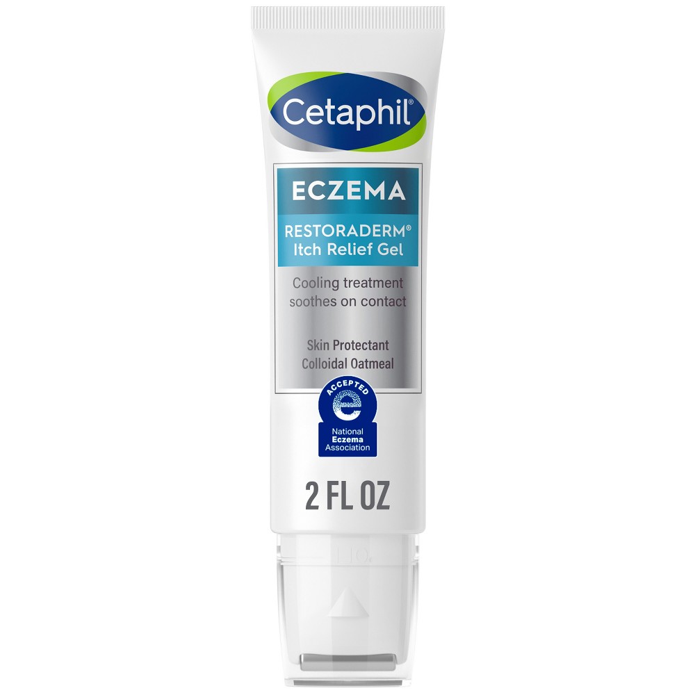 Photos - Shower Gel Cetaphil Eczema Restoraderm Itch Relief Gel Unscented - 2 fl oz 