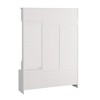 Cesicia Multi-purpose Hall Tree with Bench, Coat Rack, Storage Shelves, and DIY Pegboard,for Hallways, Living Room - 3 of 4