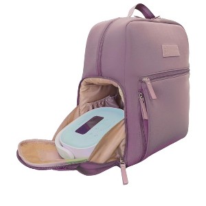 Fiona Breast Pump Backpack – Neoprene, Machine Washable Bag with Insulated Storage, Laptop Sleeve & Straps – Hands-Free for Work & Travel - 1 of 4