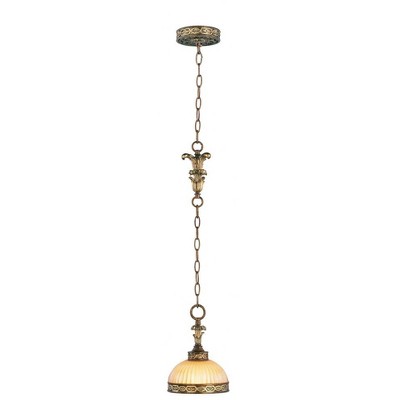 Livex Lighting Seville 1 - Light Pendant in  Palacial Bronze/Gilded
