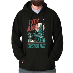 Rocking Around The Christmas Tree Hoodie Sweatshirt Women Men Brisco Brands - 1 of 4