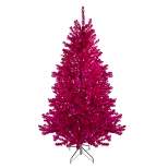 Northlight 6' Metallic Pink Tinsel Artificial Christmas Tree - Unlit