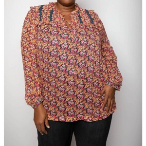 Women's Floral Blouse - EMILY LOVELOCK - 1 of 4