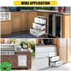 Outdoor Kitchen Drawers - Stainless Steel Flush Mount Triple Access BBQ Drawers with Divider Venting Panel - 4 of 4