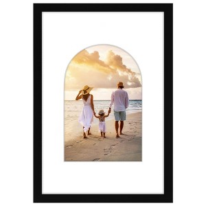 Americanflat Picture Frame with Oval Mat Insert and Shatter-Resistant Glass - Signature Collection - Photo Frame for Wall Display - 1 of 4