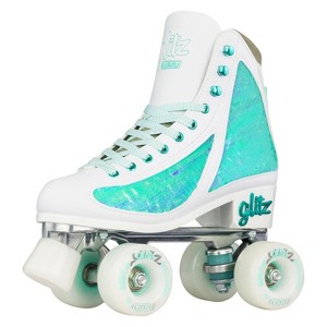 Crazy Skates Glitz Roller Skates For Women And Girls - Dazzling Glitter Sparkle Quad Skates - 1 of 4