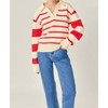 Women's Striped Sweater - 2.7 AUGUST APPAREL - 4 of 4
