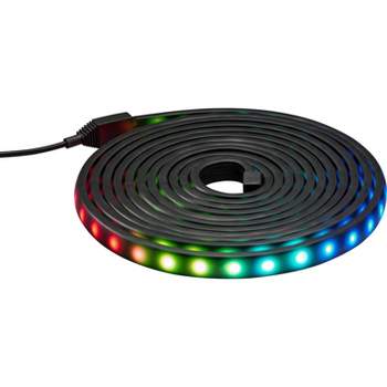 Enbrighten 12' USB-A Black Stealth Tape Light RGB Push Button