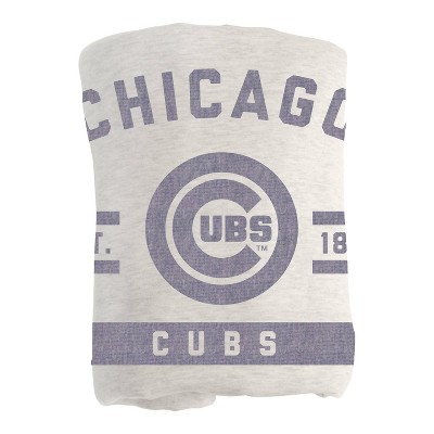 MLB Chicago Cubs Sublimated Sweatshirt Blanket