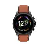 Fossil Gen 6 Smartwatch 44mm - Black with Luggage Leather