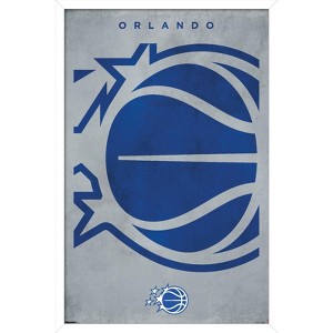 Trends International NBA Orlando Magic - Logo 25 Framed Wall Poster Prints - 1 of 4
