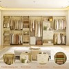 Aheaplus 16FT Heavy-Duty Closet System with 6 Hanging Rods and Mirror, Walk-In Closet Storage Organizer with Drawers - 4 of 4