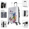 InUSA Gorr the God Butcher Large Checked 28" Fusion Print Lightweight Hardside Spinner Suitcase - White - 2 of 4