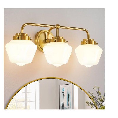 KAISITE 3 - Light Dimmable Vanity Light Black Bathroom Light Fixture