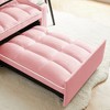 SeaCamel Three in One Sleeper Chair Sofa Bed with Storage Pockets Convertible Folding Ottoman Bed, Adjustable for Small Spaces - 3 of 4
