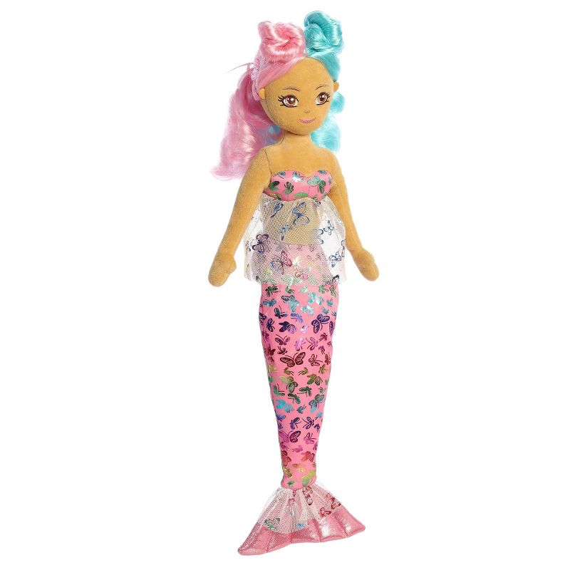 Aurora Large Flutter Fashion Sparkles Malala Sea Sparkles Enchanting Stuffed Doll Pink 17.5", 2 of 5
