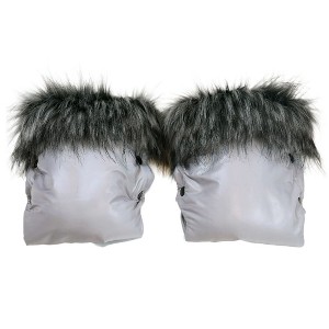 Cover Baby Adult Premium Handmuff Gloves With Gray Wool in Gray - 1 of 4