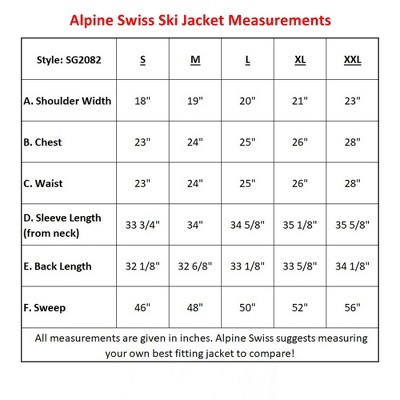 Мужские куртки Alpine Swiss Mens Waterproof Ski Jacket Hooded Snowboarding Coat Warm Winter Snow Jacket Raincoat Black Charcoal Small — фото 5