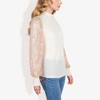 Anna-Kaci Women's Mock Neck Long Sleeve Top Sequin Detail Ribbed Knit Pullover - 4 of 4