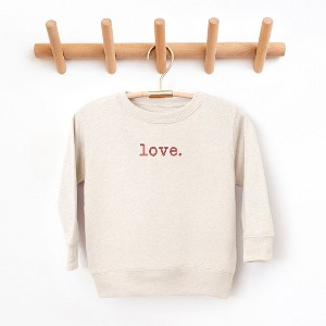 The Juniper Shop Embroidered Love Typewriter Youth Ultra-Soft Graphic Sweatshirt - 1 of 3