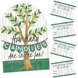 Big Dot of Happiness Family Tree Reunion - How Many Candies Family Gathering Party Game - 1 Stand and 40 Cards - Candy Guessing Game - 1 of 4