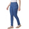Erika Women's Joey Stretch Denim Straight Leg Jeans | Siren Wash Denim - 4 of 4