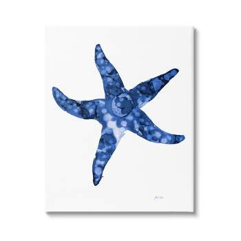 Stupell Industries Casual Starfish Beach Ocean Sea Life Painting Canvas Wall Art