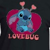 Women's - Lilo and Stitch - Lovebug Stitch Cropped Graphic T-Shirt - 2 of 4