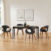 Art Leon Faux Leather and Bentwood Dining Chair - 3 of 4